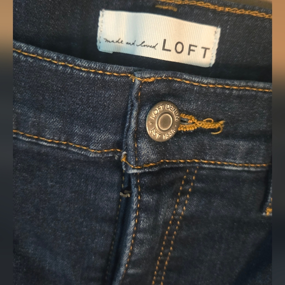 LOFT JEANS, SIZE 31 the skinny